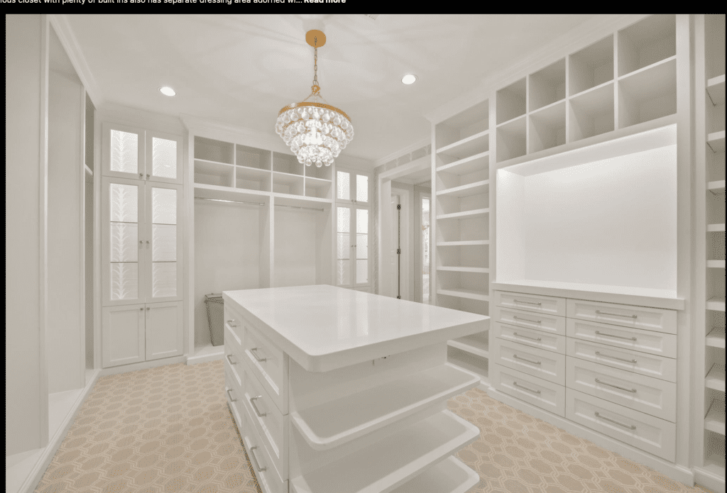 Closets designed with a fashionista in mind at 1069 Kirby Drive